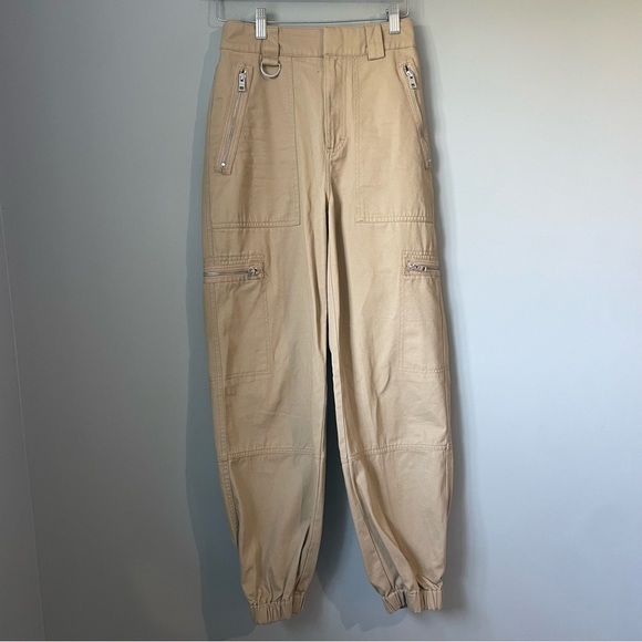 ARITZIA TNA Azure Skies Cargo Jogger Olive Beig small - Picture 4 of 16
